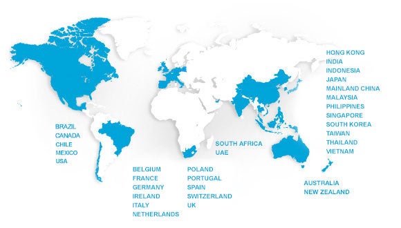 Robert Walters global presence Robert Walters global presence